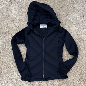 Athleta Black Puffer Jacket - Sz XXS